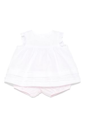 pink linen set IL GUFO KIDS | P25DP484L00020131
